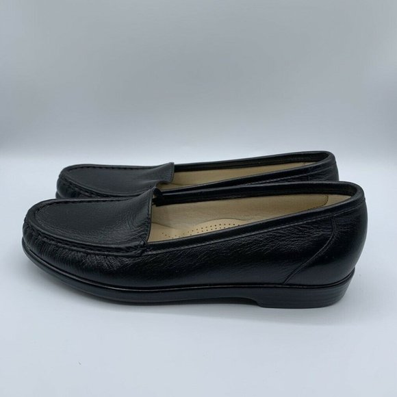 SAS San Antonio Shoes Simplify Black Loafer Flats Womens US 6.5 - Picture 3 of 9